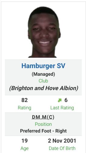 Hamburger U19 Development&nbsp;Squad